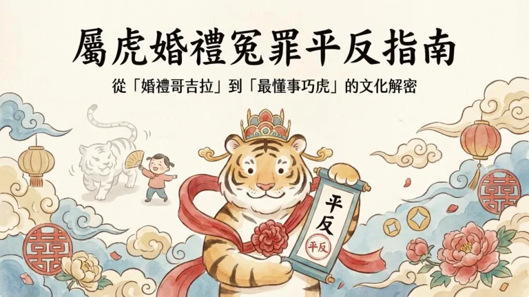 生肖虎，如何圓滿婚禮服務 婚禮禁忌破解教學