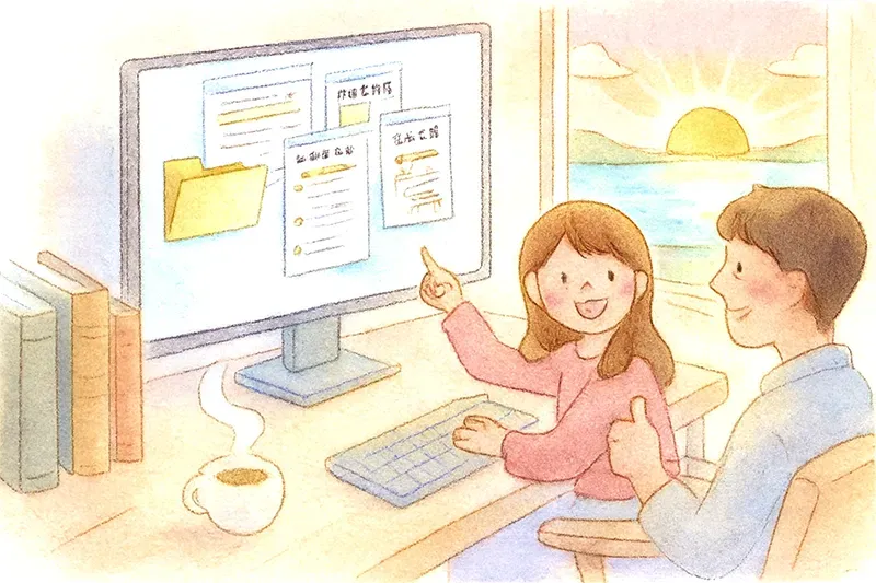 一份專業的圓滿擇日報告書 ，連接代表神明與家族的雙方，新人安心地走向共識，象徵野喵老師的圓滿方案。